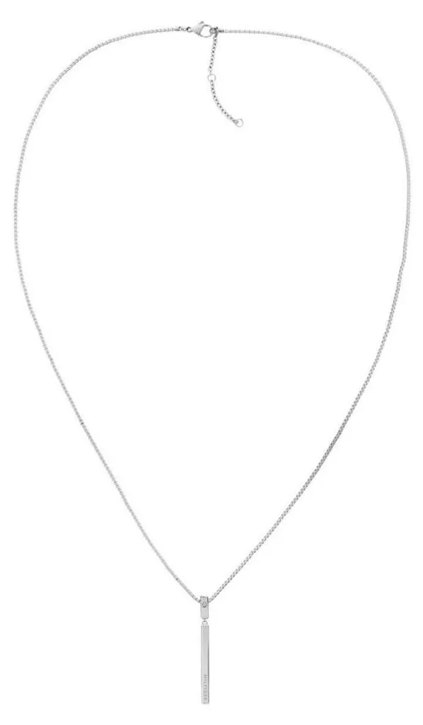 Collier élégant pendentif Linear idéal pour bureau ou soirée chic
