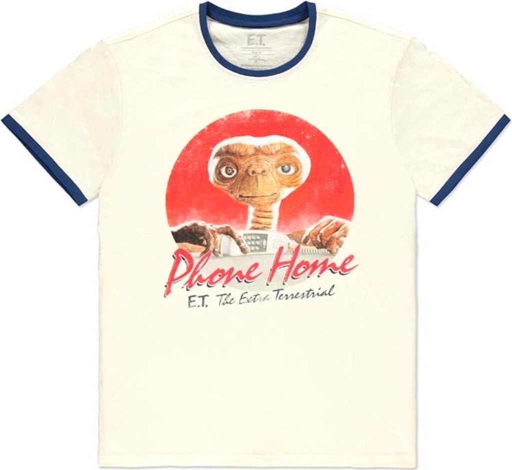 Difuzed - T-Shirt Herren - E.T. »Phone Home« (weiß) Shirt Produktbild 