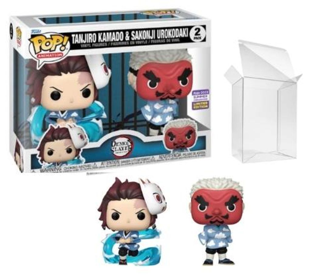 Funko Pop! Demon Slayer – Tanjiro Kamado & Sakonji Produktbild 