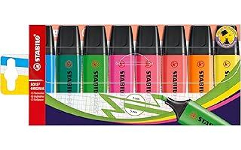 STABILO - Textmarker - BOSS ORIGINAL - 8er Pack