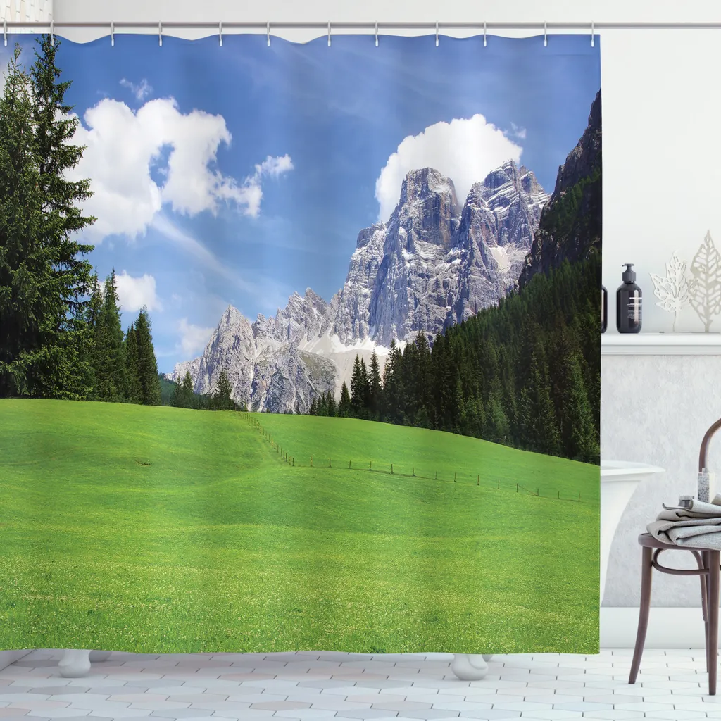 Tenda Doccia Antimuffa ABAKUHAUS 175x200 cm - Lavabile e Sicura