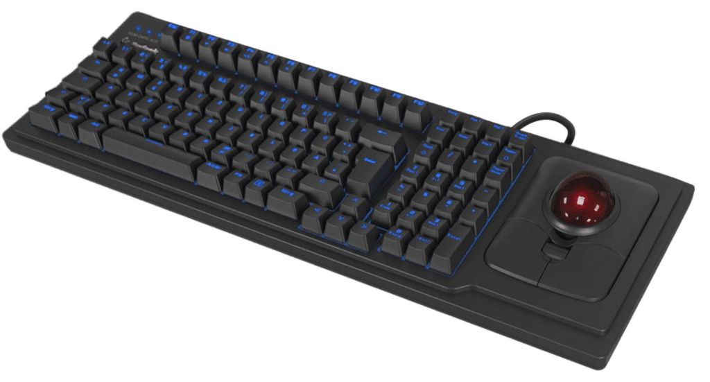 Keysonic KeySonic Trackball-TAS Full-Size, BK, KSK-8202ELU-T (DE)