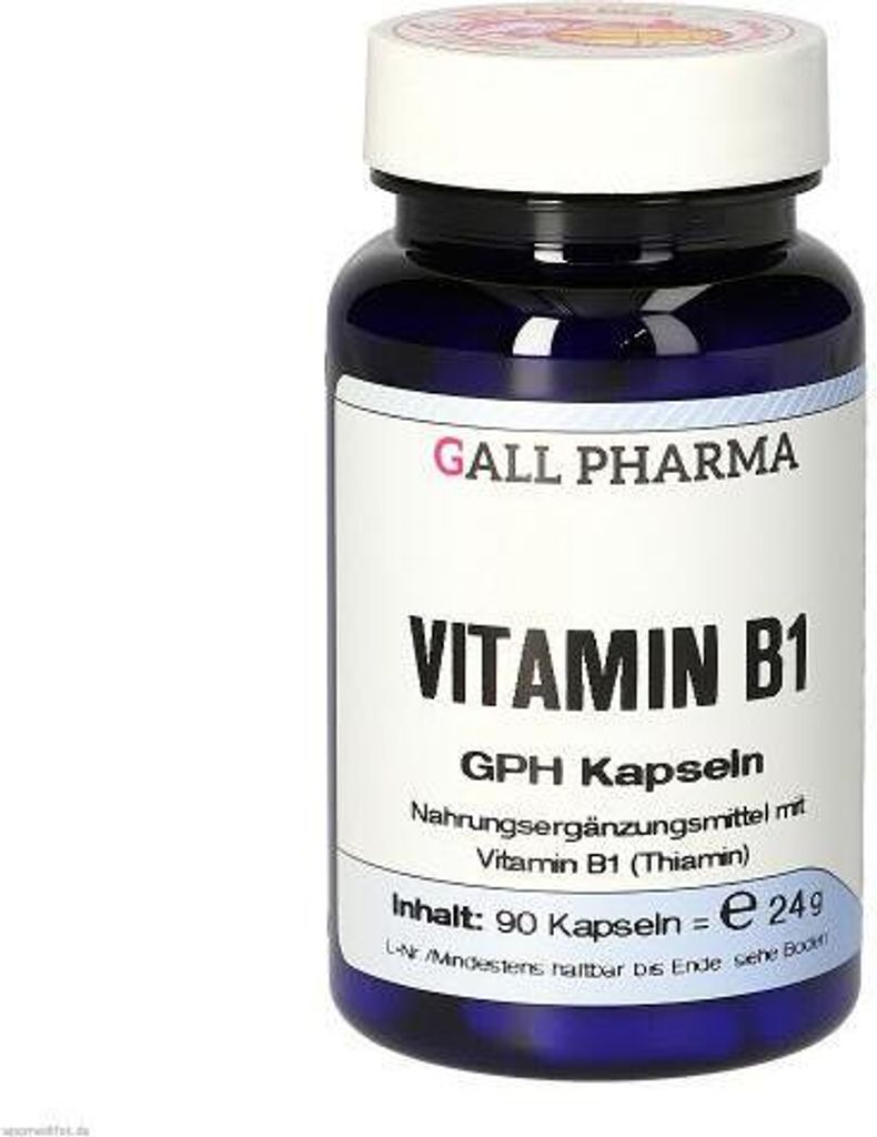 Vitamin B1 Gph 1,4 mg Kapseln 90 St