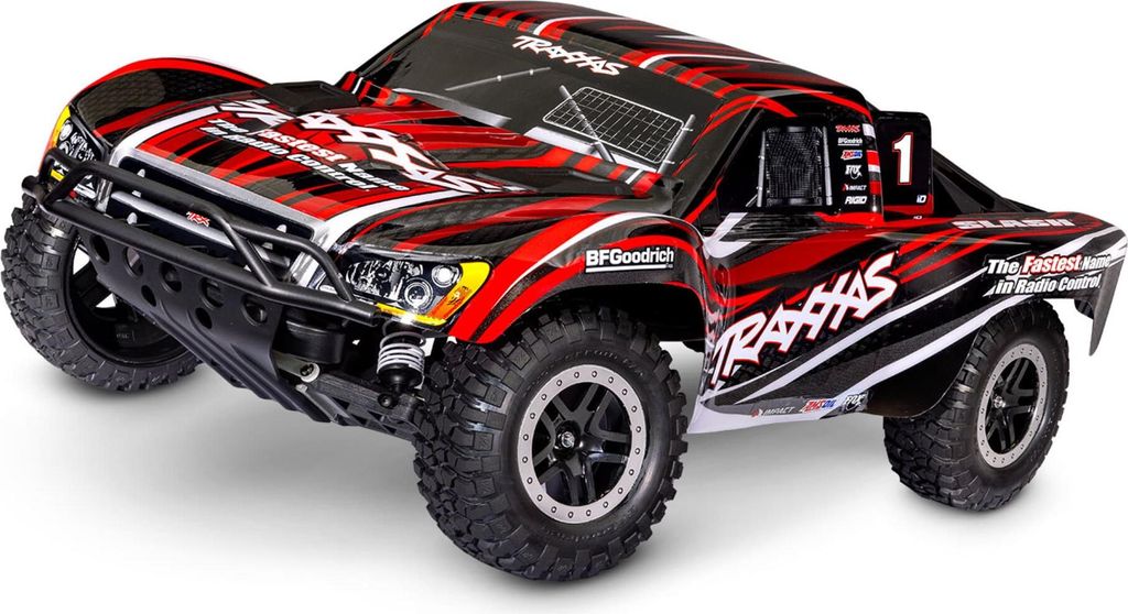 Traxxas Slash blau 1/10 2WD Short-Course RTR mit Akku und Lader