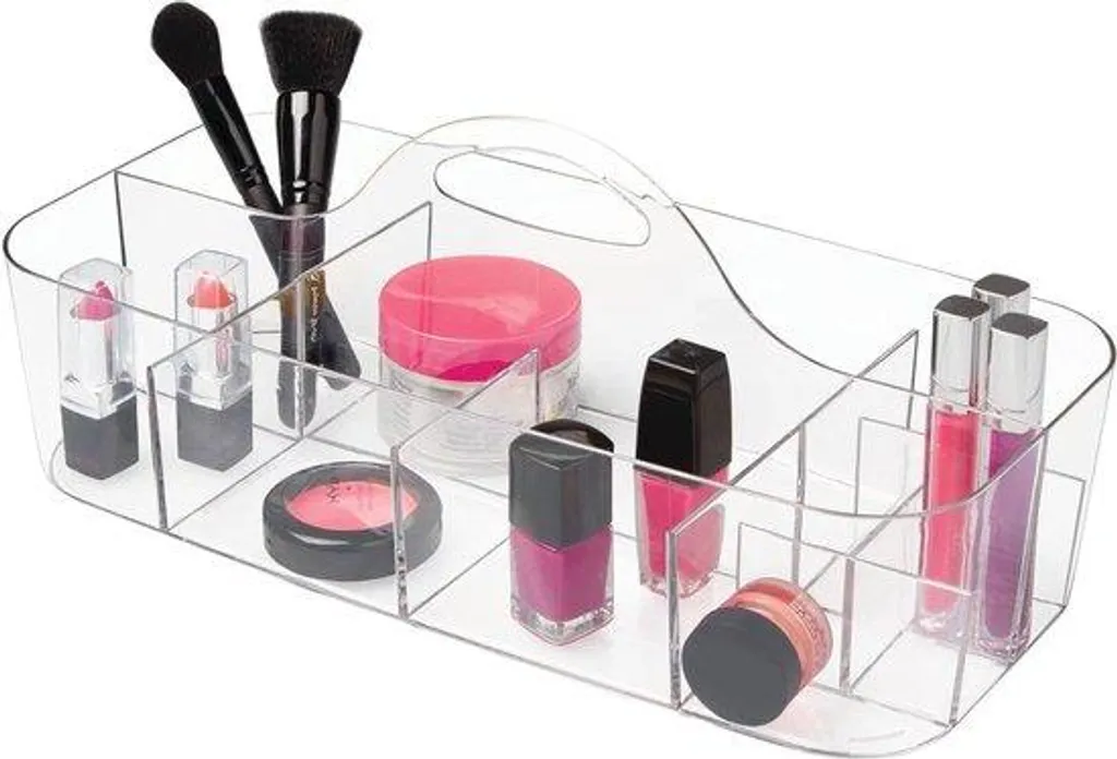 Organiseur de douche portable à compartiments pour articles de bain