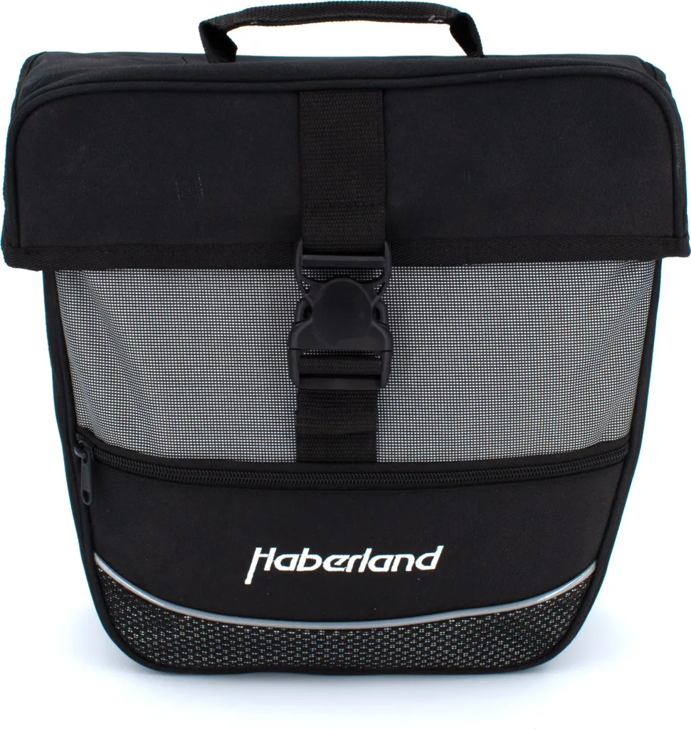 Sac de rangement individuel Haberland 12,5L Noir et Argent pour Vélo
