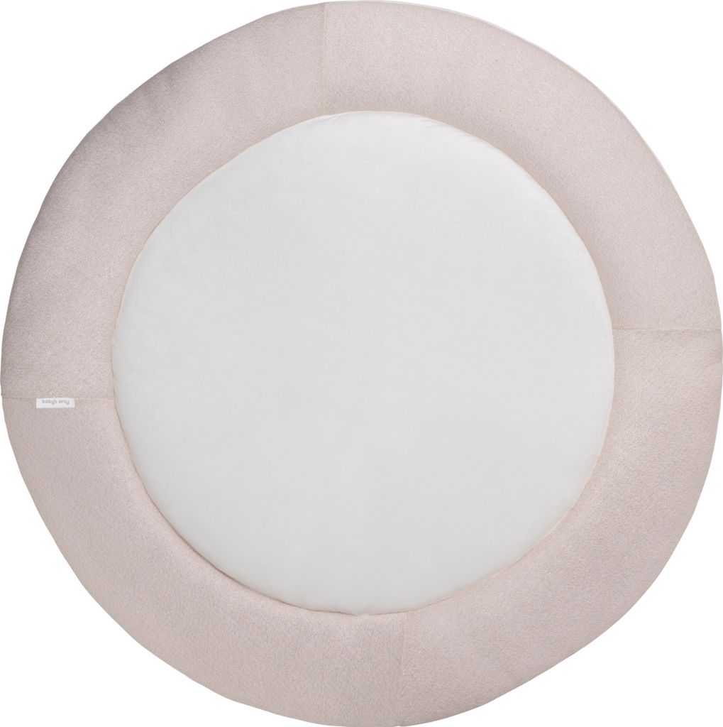 Baby's Only Krabbeldecke rund Sparkle - Gold-Elfenbein Melee - Ø90 cm