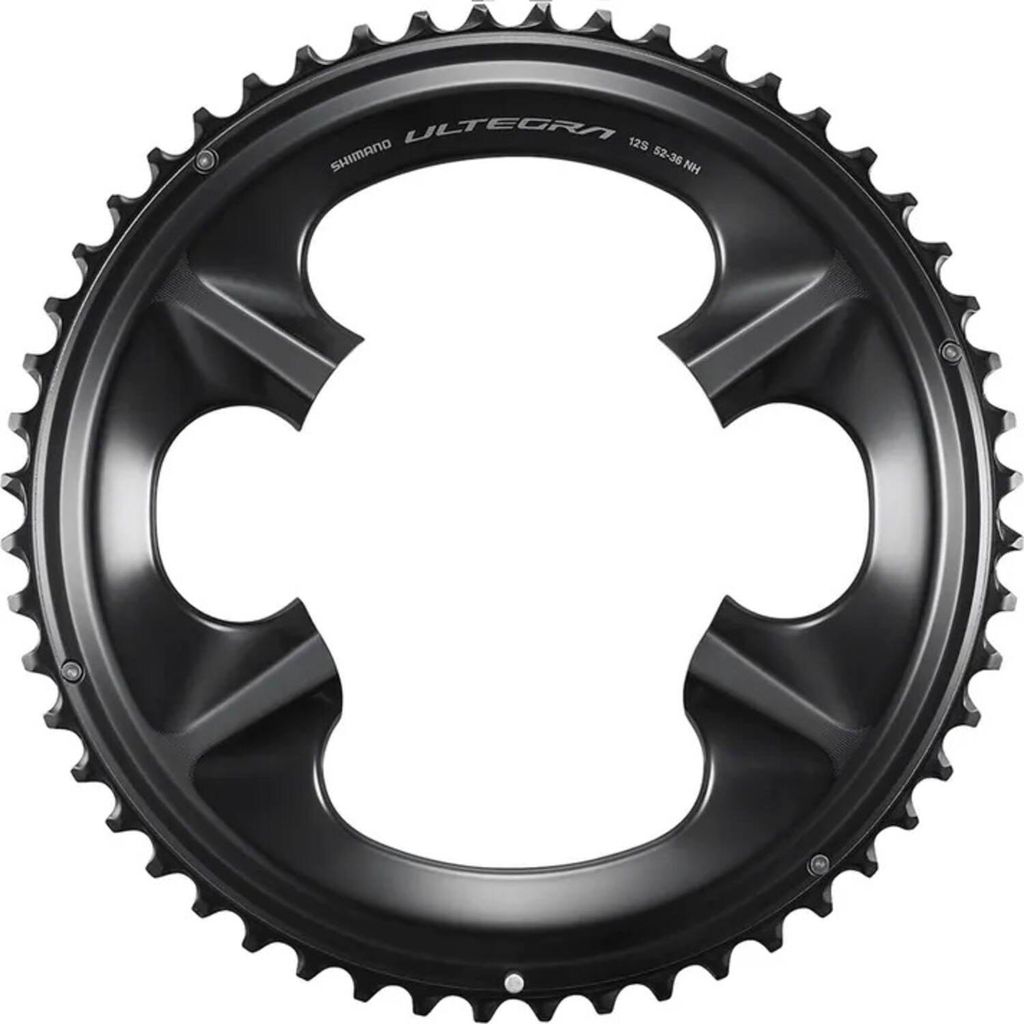 SHIMANO Kettenblatt ULTEGRA FC-R8100 52 Zähne - präziser Antrieb für Rennrad-...