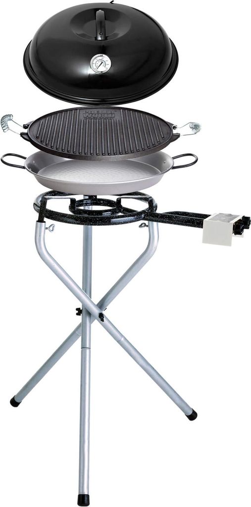 Set barbecue a gas da campeggio n.1 piccolo 36 cm Immagine del prodotto 