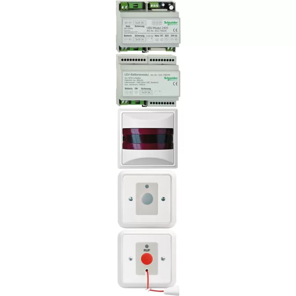 AktionspaketBehind.-WC Netzteil DIN-Schiene ELG740214