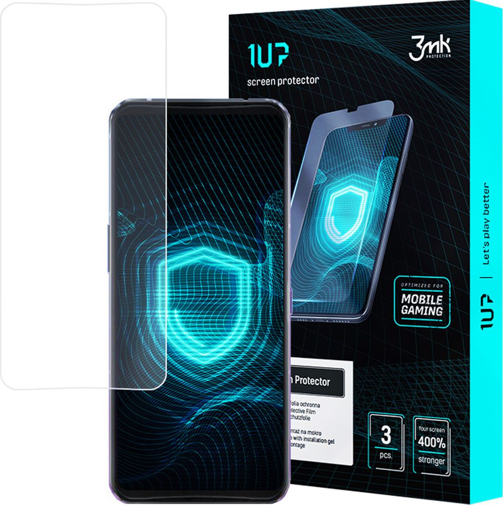 3mk Display Schutzfolie 1UP für Lenovo Legion 2 Pro 5G transparent Gaming (3 Stück)