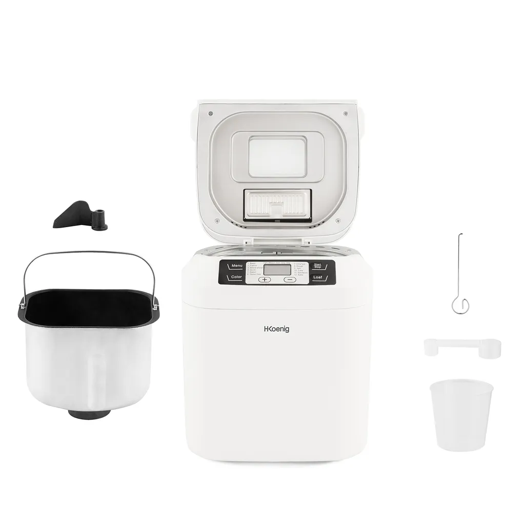 Machine à pain 12 programmes avec écran LCD et 3 niveaux de cuisson 800g - 4