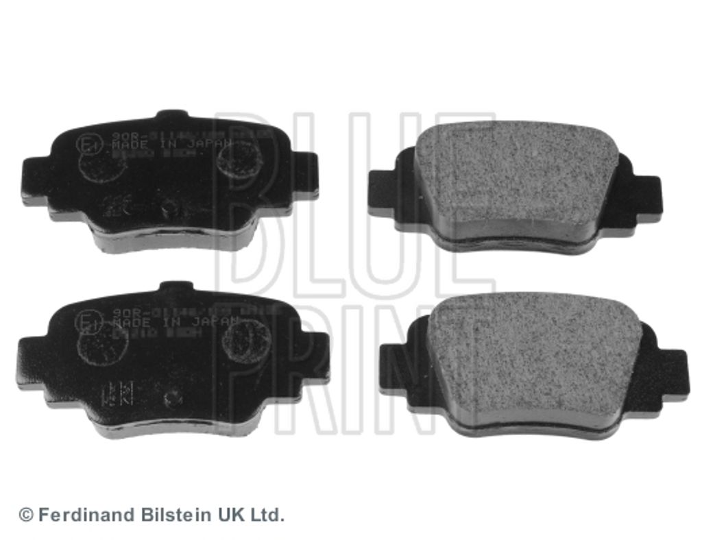 BLUE PRINT Bremsbeläge Satz Hinten für NISSAN MICRA III (K12) ADN14283