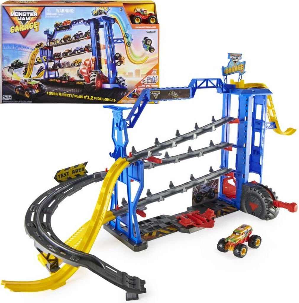 Monster Jam Garage + sada auta Obrázek produktu 