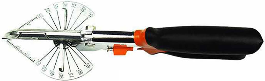 Multi Angle Scissors 45 Grad 90 Grad High Accurate Clear Scale Trim Schere Werkzeuge für dünnes Holz schneiden Kunststoff Rot Schwarz