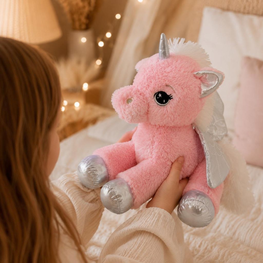 Sweety Toys 11704 Einhorn Plüschtier Kuscheltier 34 cm rosa