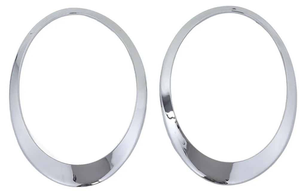 Contour de Phare Avant Argent pour Mini Clubman F54, Finition Chromée