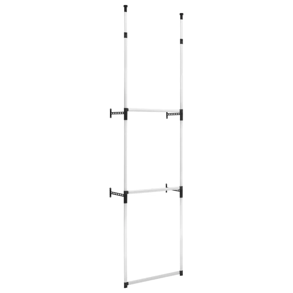 Penderie Télescopique en Aluminium pour Dressing - Structure Solide et Modulable