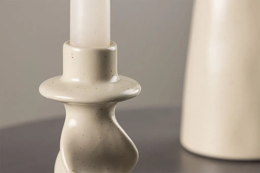 Luminaire central Glory beige pour éclairage de salon contemporain - 6