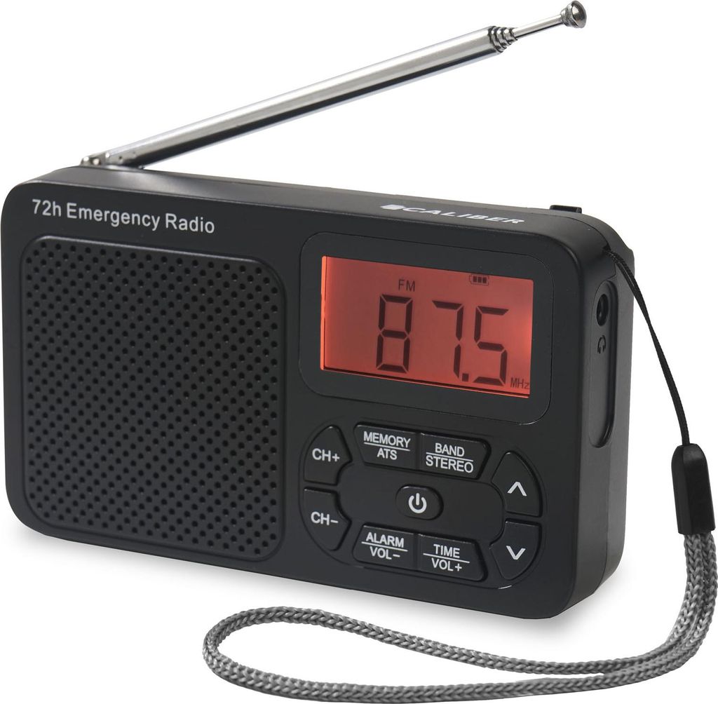 Caliber Caliber Tragbares Batteriebetriebenes Radio - Produktbild 
