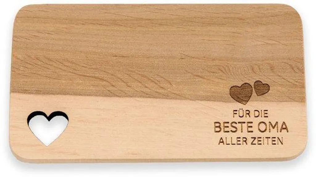 Planche à découper pour grand-mère gravée en bois durable anti-glisse