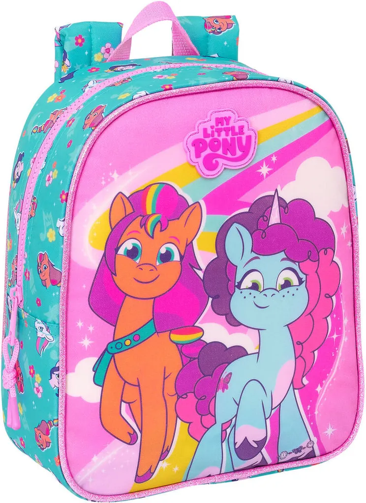 Zaino My Little Pony Magic Pink per Asilo - 22x27x10cm Originale