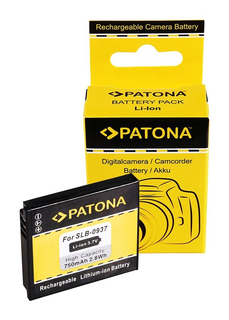 PATONA Akku für Samsung SLB-0937 Digimax CL5 L730 L830 NV33 NV4 PL10