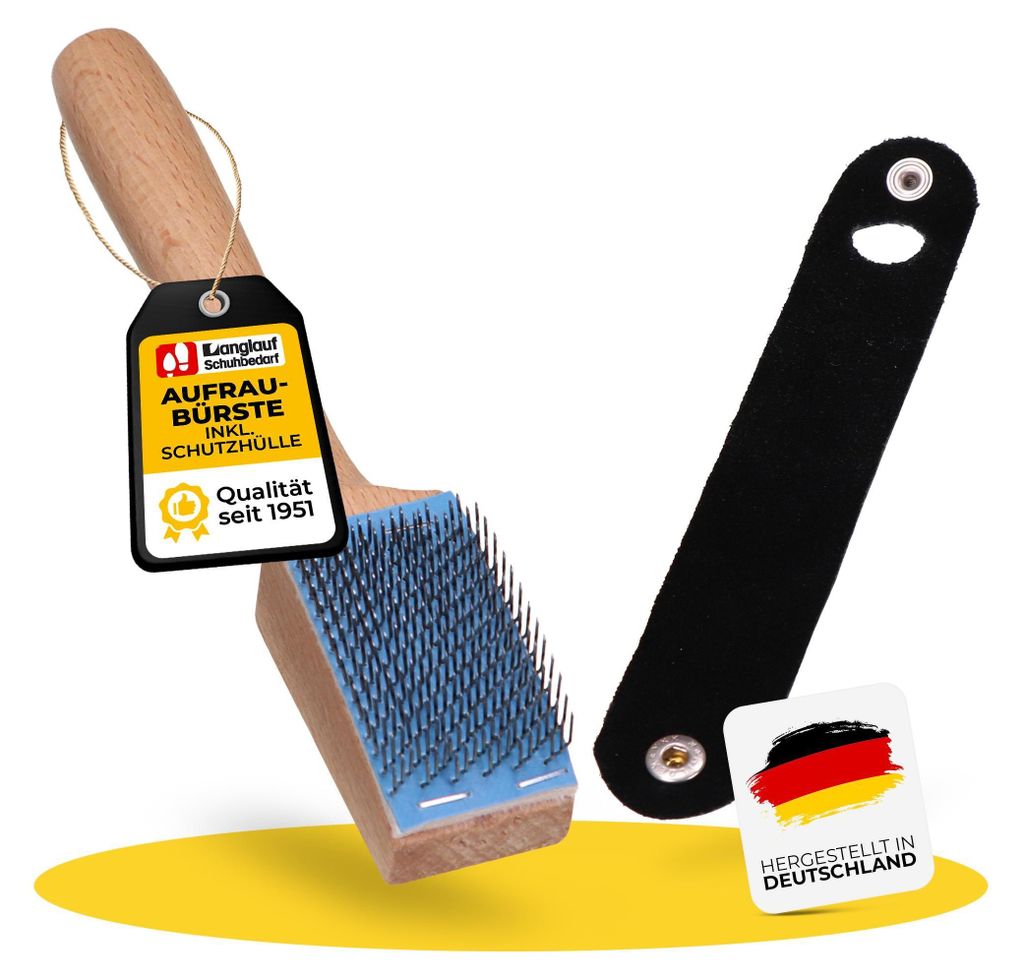 Aufraubürste für Tanzschuhe mit Ledersohle –  Germany – Das Produktbild 