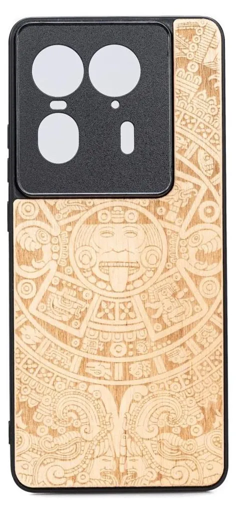 Custodia Motorola Edge 50 Ultra Aniegre Bewood Aztec Calendar Wood