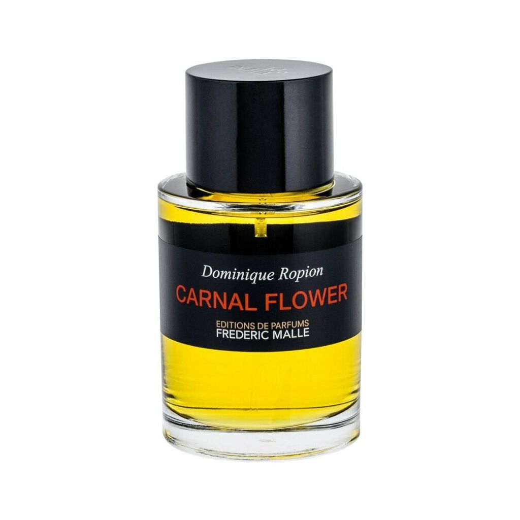 A bottle of Frederic Malle Carnal Flower EDP spray.