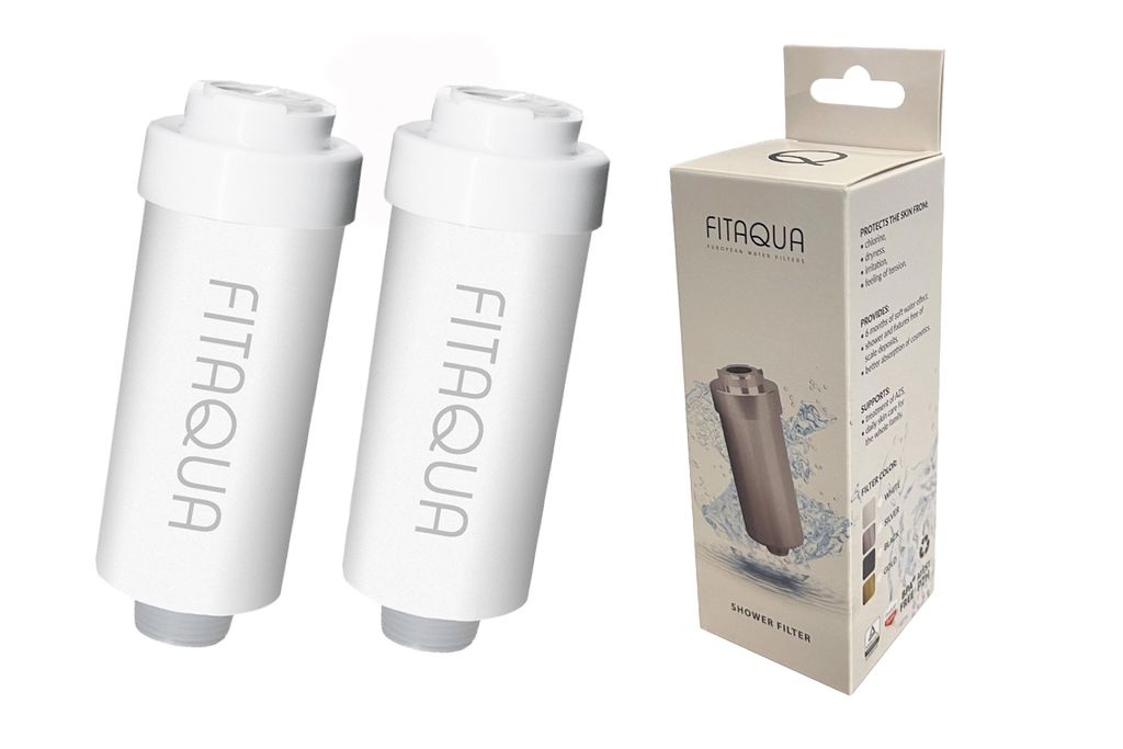 2x Duschfilter FitAqua, Wasserfilter zum Wohle Ihrer Haut Produktbild 