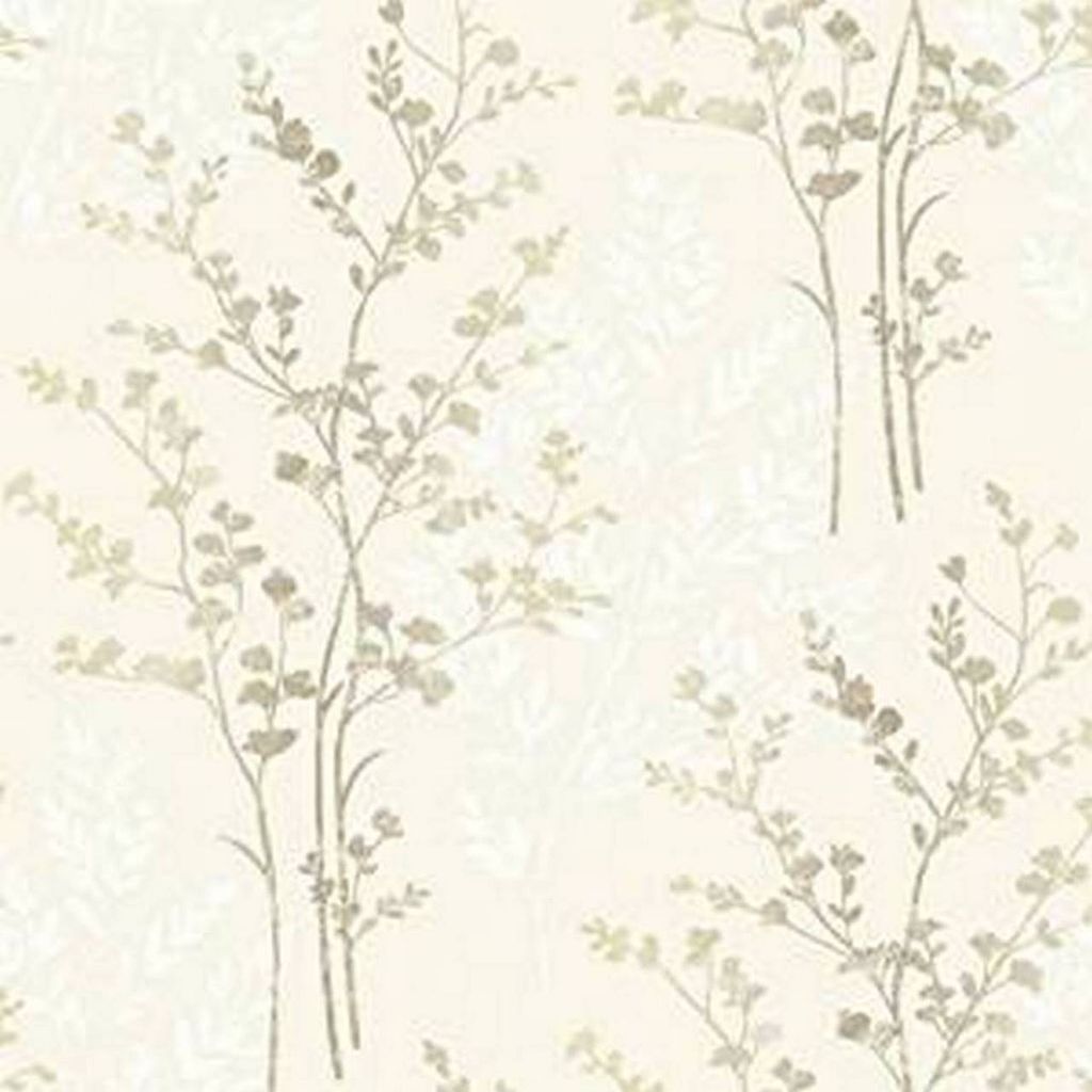 Arthouse Vinyltapete Imagine Creme Braun Floral Blumen 250402