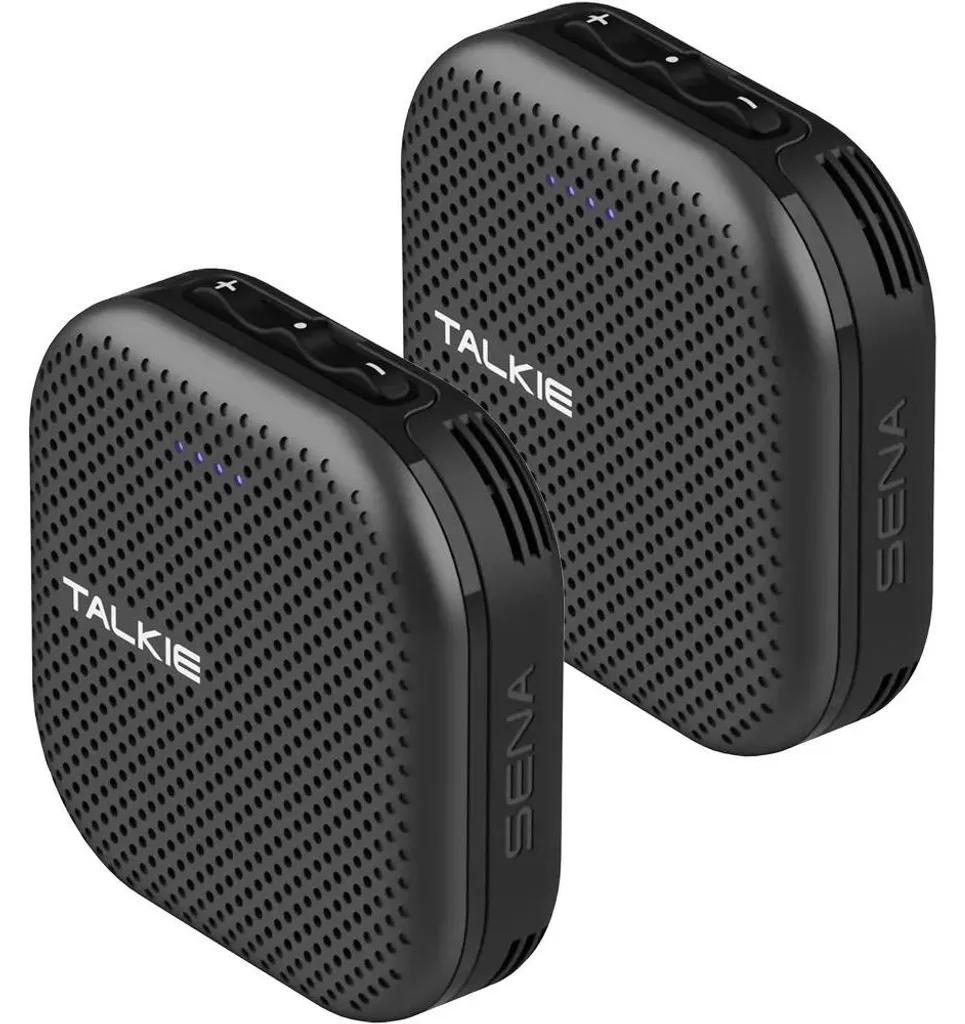 Sena Talkie Duo Pack Noir Intercom avec Réduction de Bruit et Son HD