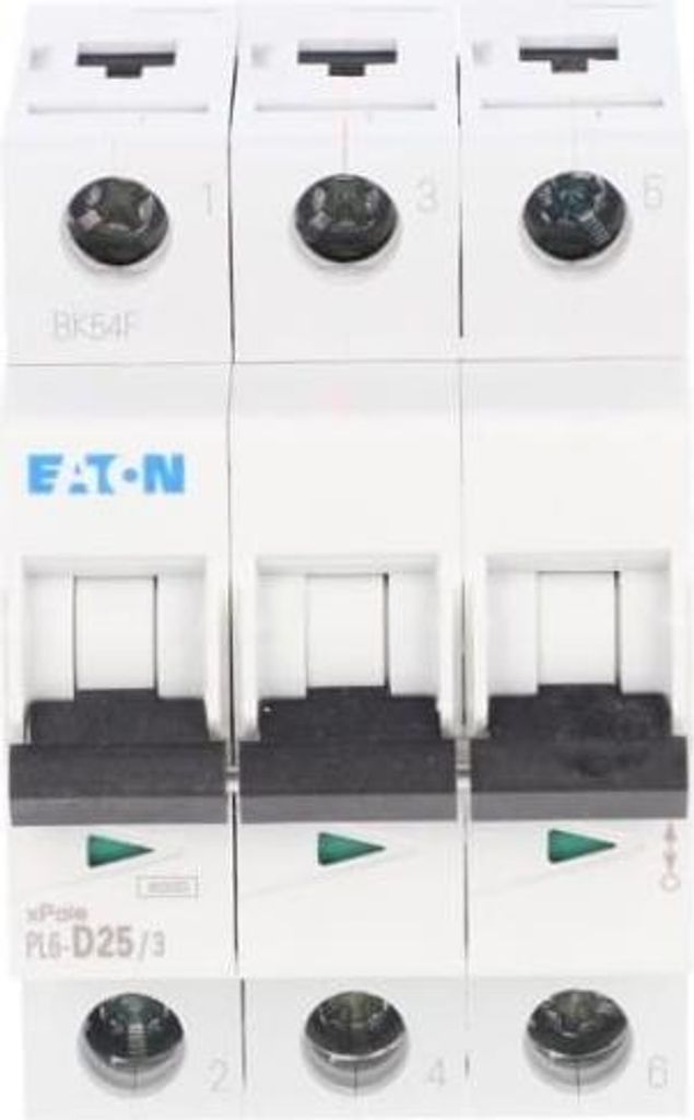 Leitungsschutzschalter 3P D 25A 6kA AC PL6-D25/3 286615 Produktbild 