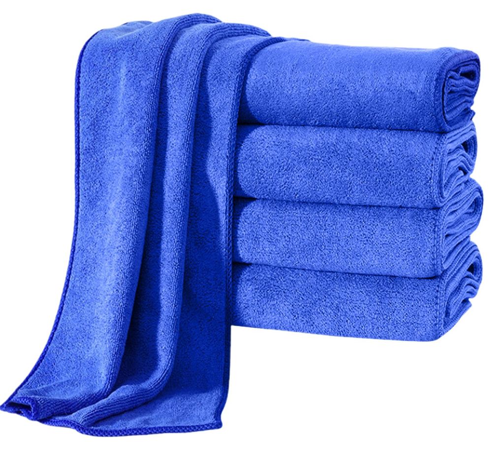 Stück saugfähige Mikrofaser-Handtücher, schnelltrocknend, 35,5 x 76 cm, hautfreundlich, für Bad, Fitness, Sport, Yoga und Strand