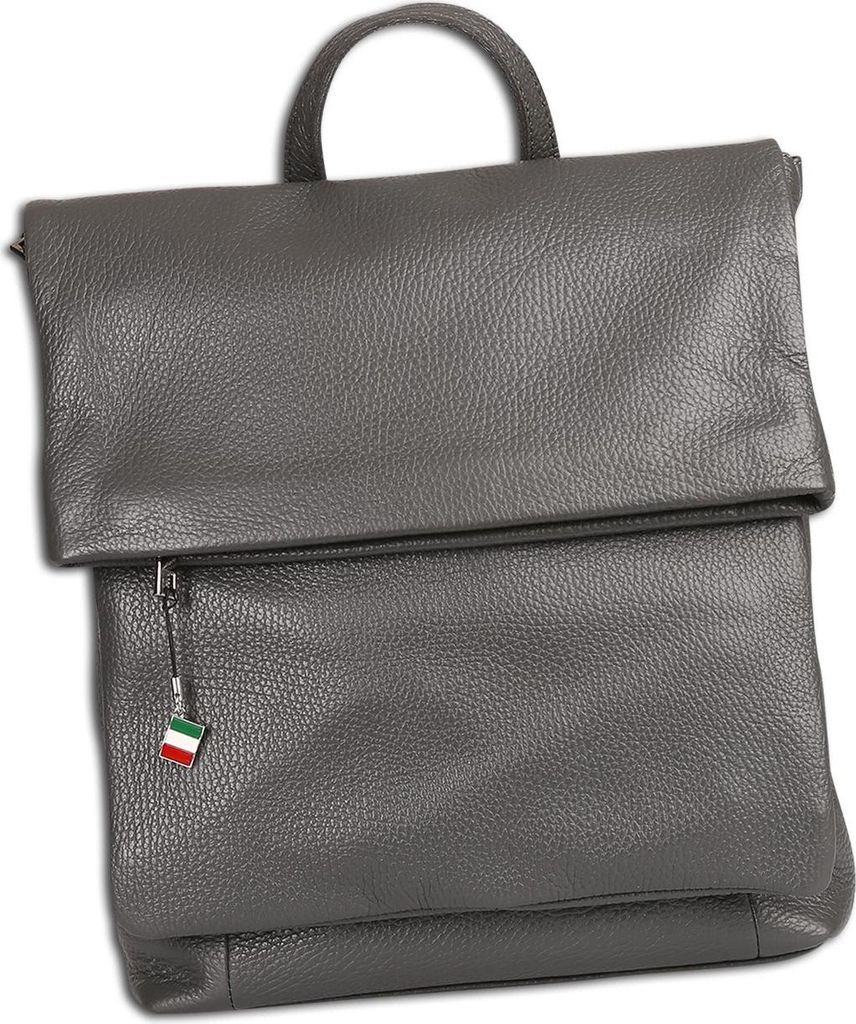 Florence Rucksack Damen Echtleder Cityrucksack grau ORF102K5