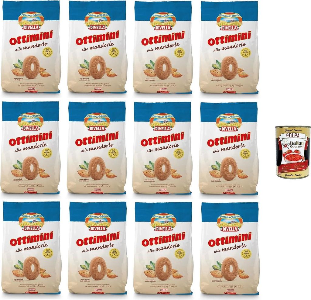Divella Ottimini alle Mandorle mit Mandeln 12x350gr Produktbild 