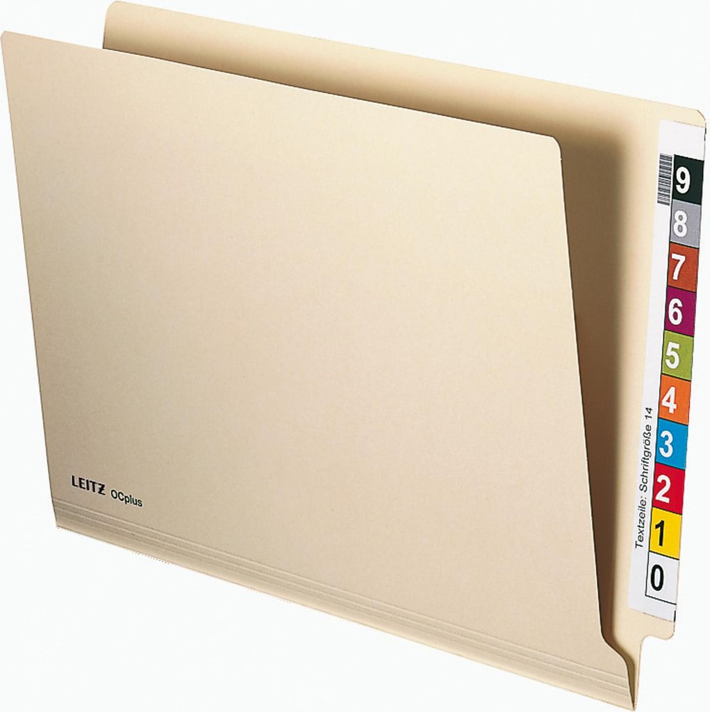 Leitz Einstellmappe OCplus 24700011 Karton 260g chamois 50 St./Pack.