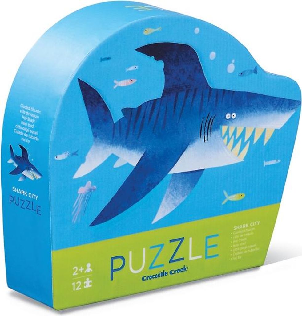 Crocodile Creek Mini-Puzzle Hai - 12 Teile