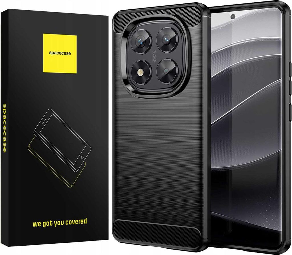 Etui ochronne SPACECASE Carbon do Redmi Note 14 Pro 5G Zdjęcie produktu 