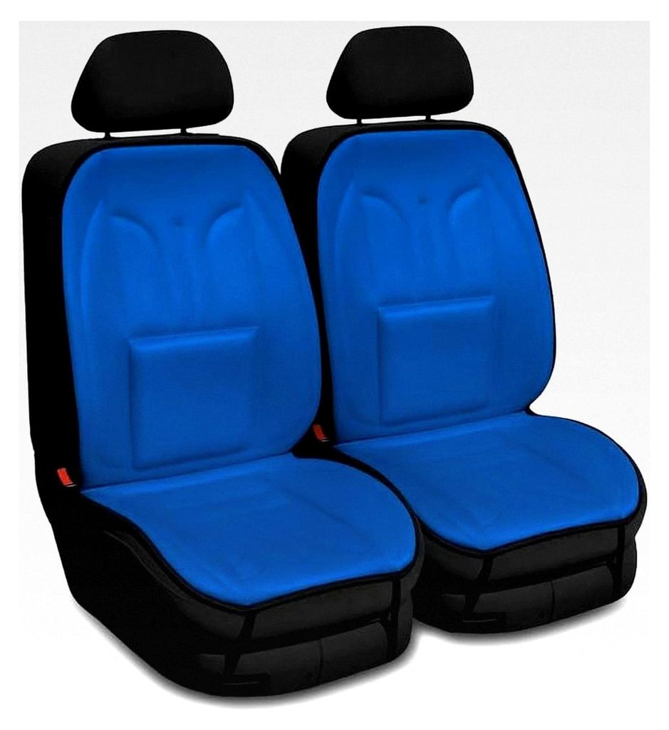 Universelle Autositzbezüge Sitzauflage Autositzmatte für Honda Logo Polyester Autoschonbezüge Blau Vorne 1+1