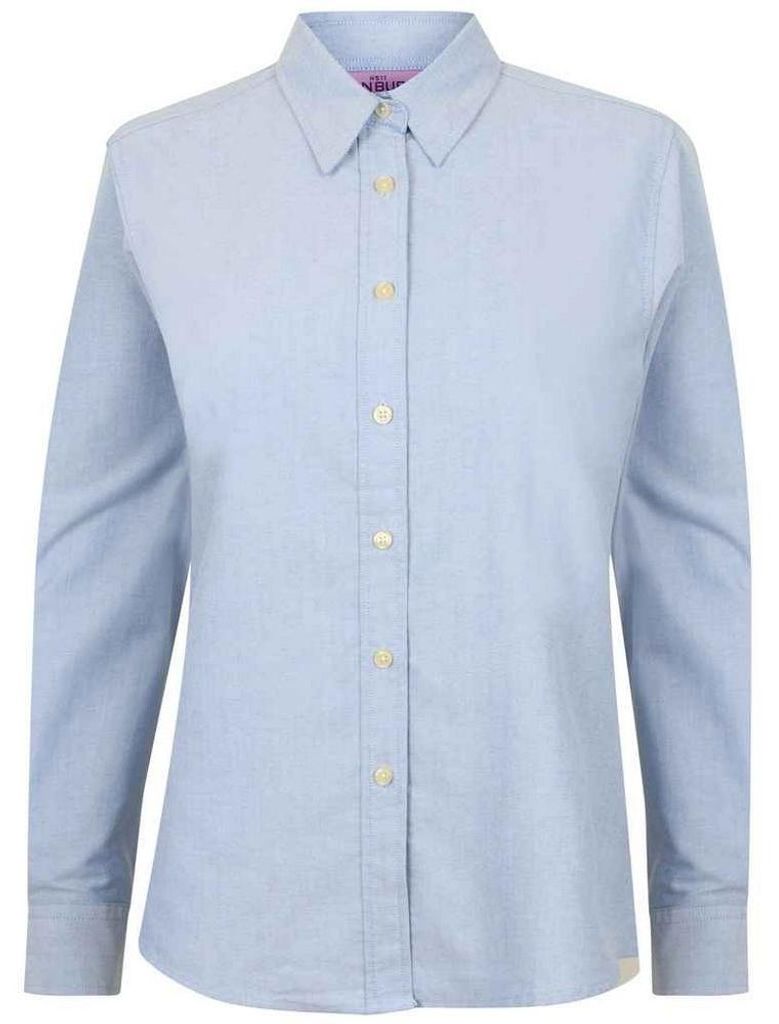 Henbury - "Classic" Hemd für Damen Langärmlig LT3102 (4XL) (Dunkelblau)