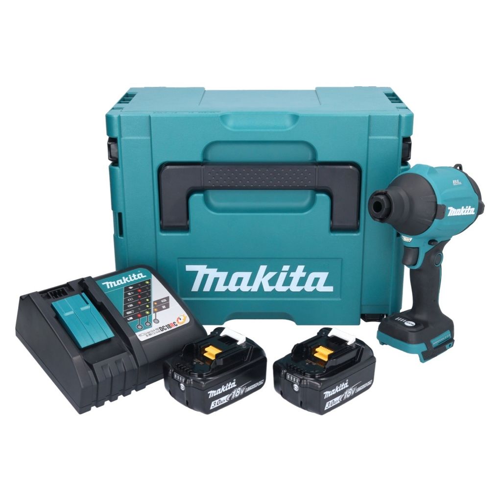 Makita DAS 180 RFJ Akku Gebläse 18 V Brushless + 2x Akku Produktbild 