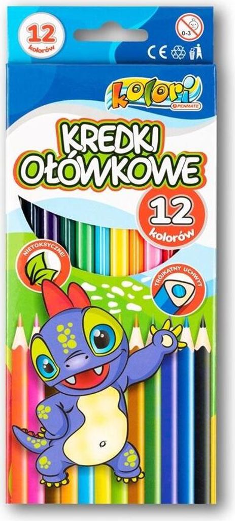 Kolori dreieckige Bleistifte 12 Farben PENMATE