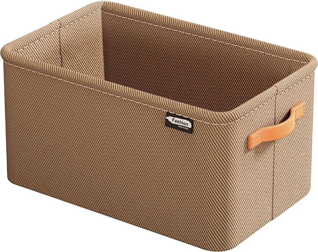 Faltbare Schubladen-Aufbewahrungsboxen,Faltbare Kleiderschrank Organizer,Jeans Aufbewahrungsbox,Für Hosen, Shirt,BHs und Krawatten,(khaki)