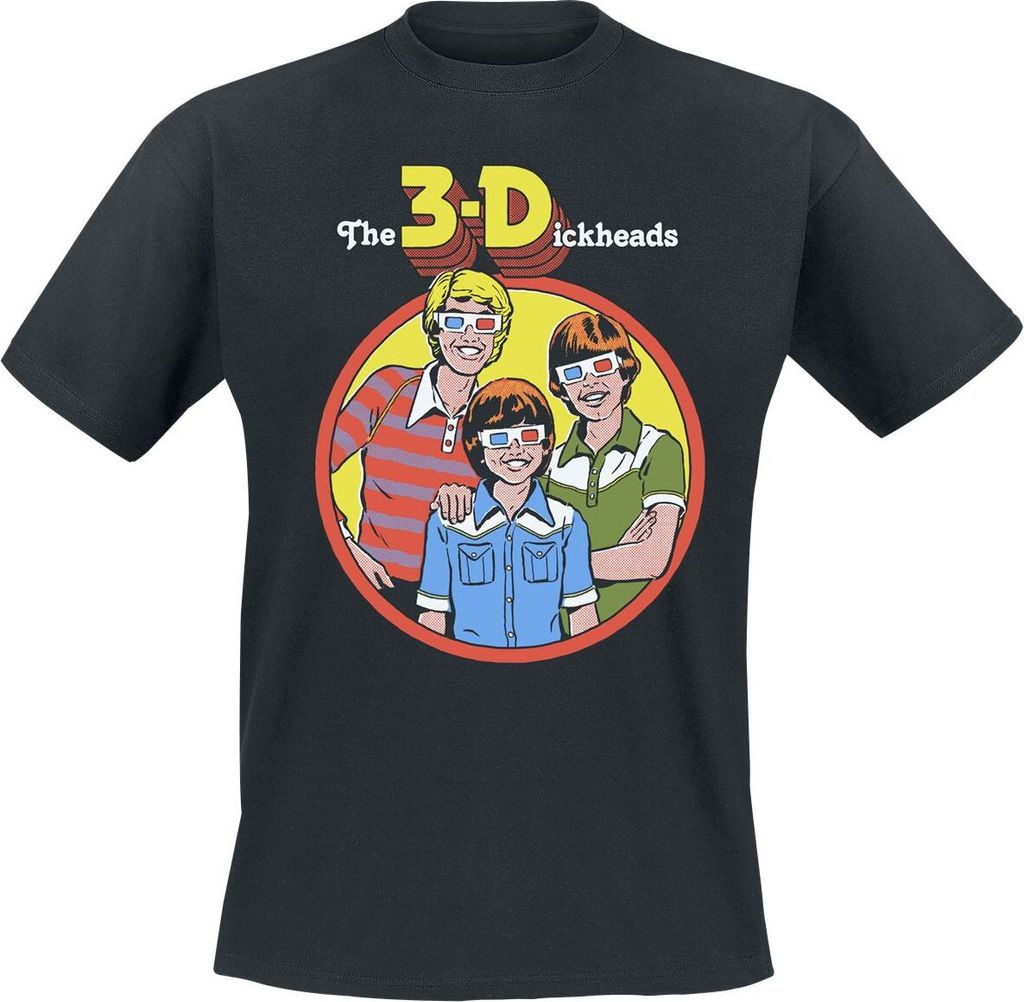 Steven Rhodes T-Shirt Herren 3D schwarz 3XL