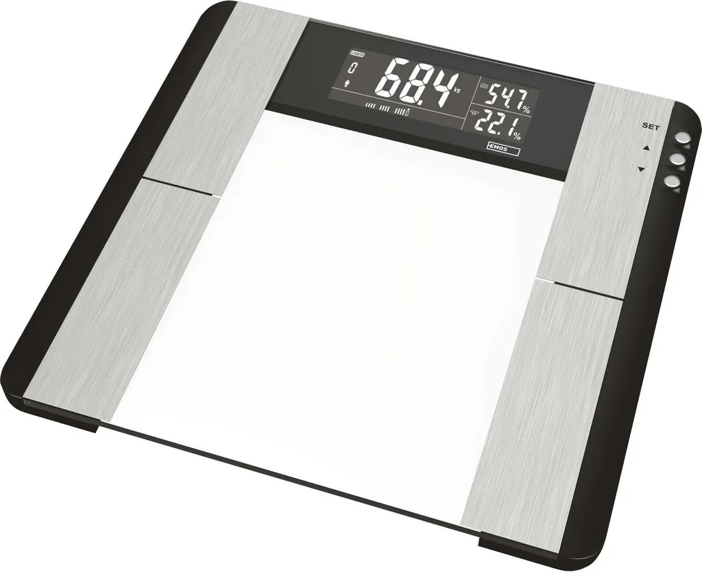 Bilancia Pesapersone EMOS EV104: Analisi BMI e Composizione Corporea Smart