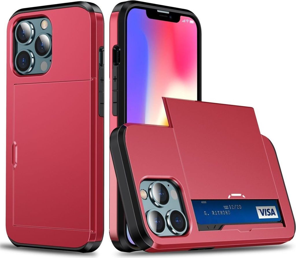 König Design Hülle kompatibel mit Apple iPhone 13 mini Kunststoff Soft Handyhülle - Handy Case Rot