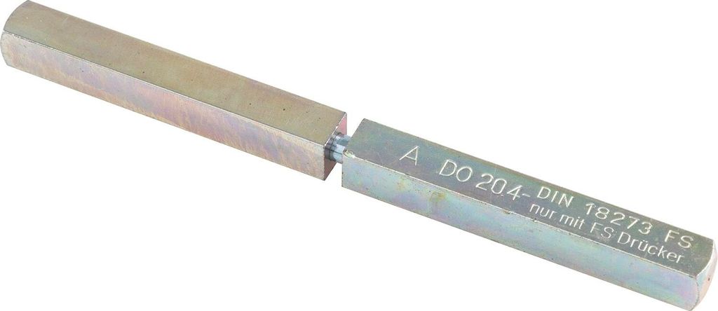 Drückerstift PR 120 FS - Vierkant 9mm, geteilt, 63/63, Stahl verzinkt | Vierkantstift dormakaba