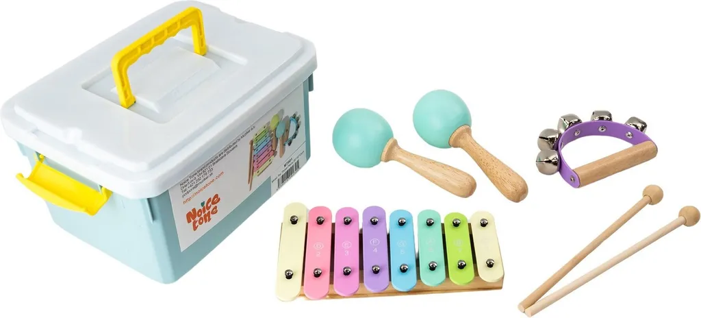 Noicetone M T001 Ensemble de percussions complet pour débutants et pros